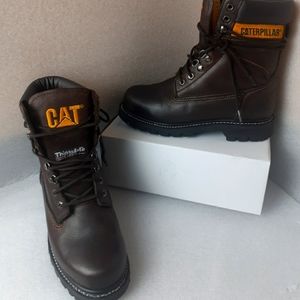 Brown Insulated All Season Water resistant Oil Tanned Leather boot 7.5WIDE